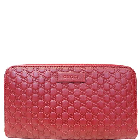 red gucci wallet zip|Gucci microguccissima wallet.